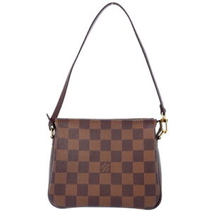 Louis Vuitton Damier Ebene Brown Truth Makeup Accessory Clutch Bag